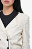 Isabel Marant Etoile Cream/Black Tweed Jacket Size 38