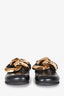 JW Anderson Black Leather Chain Mules Size 38