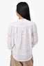 Frame White Ramie Blouse Size S