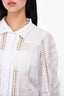 Frame White Ramie Blouse Size S