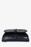 Saint Laurent 2019 Black Crinkled Leather Monogram Belt Bag