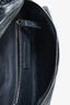 Saint Laurent 2019 Black Crinkled Leather Monogram Belt Bag