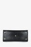 Saint Laurent Black Croc Embossed Small 'Sac de Jour' Top Handle With Strap