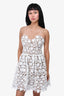 Self-Portrait White Lace Sleeveless Mini Dress Size 4