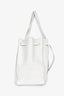 Celine 2018 White Leather Cabas Phantom Tote (As Is)