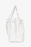 Celine 2018 White Leather Cabas Phantom Tote (As Is)