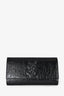 Saint Laurent Black Patent Leather Belle De Jour Clutch