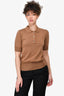 Extreme Cashmere Brown Polo Top Est. Size S