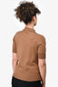 Extreme Cashmere Brown Polo Top Est. Size S