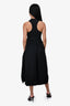 Tibi Black Balloon Midi Dress Size XS