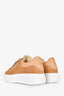 Valentino Camel Suede Leather Fresia Sneakers Size 7