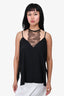 Dorothee Schumacher Black Silk/Lace Tank Top Size 4