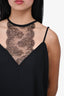 Dorothee Schumacher Black Silk/Lace Tank Top Size 4