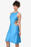 Alexis Blue Cut-Out Side Sleeveless Midi Dress Size M