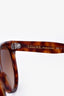 Celine Brown Tortoise Shell Oversize Framed Sunglasses