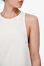 Ronny Kobo Cream Feather Trim 'Fallen' Dress Size XS