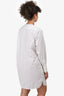 Stella McCartney White Cotton Poplin Bib Tunic Size 40