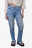 Re/Done Blue Denim Straight Legged Jeans Size 27