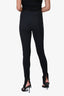 Wardrobe NYC Black Back Zip Leggings Size S