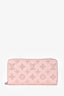 Louis Vuitton 2016 Pink Leather Mahnia Zippy Wallet