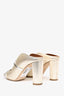 Mules Malone Souliers à talons Or/Argent Pointure 37,5