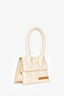 Jacquemus Light Yellow Croc Embossed Le Chiquito Crossbody