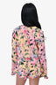 Agua Bendita Pink & Green Floral Romper Size S