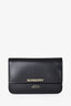 Burberry Black Leather Mini 'Jody' Cardholder on Chain