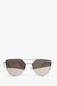 Gentle Monster Silver Frame Tinted 'Love Punch' Sunglasses