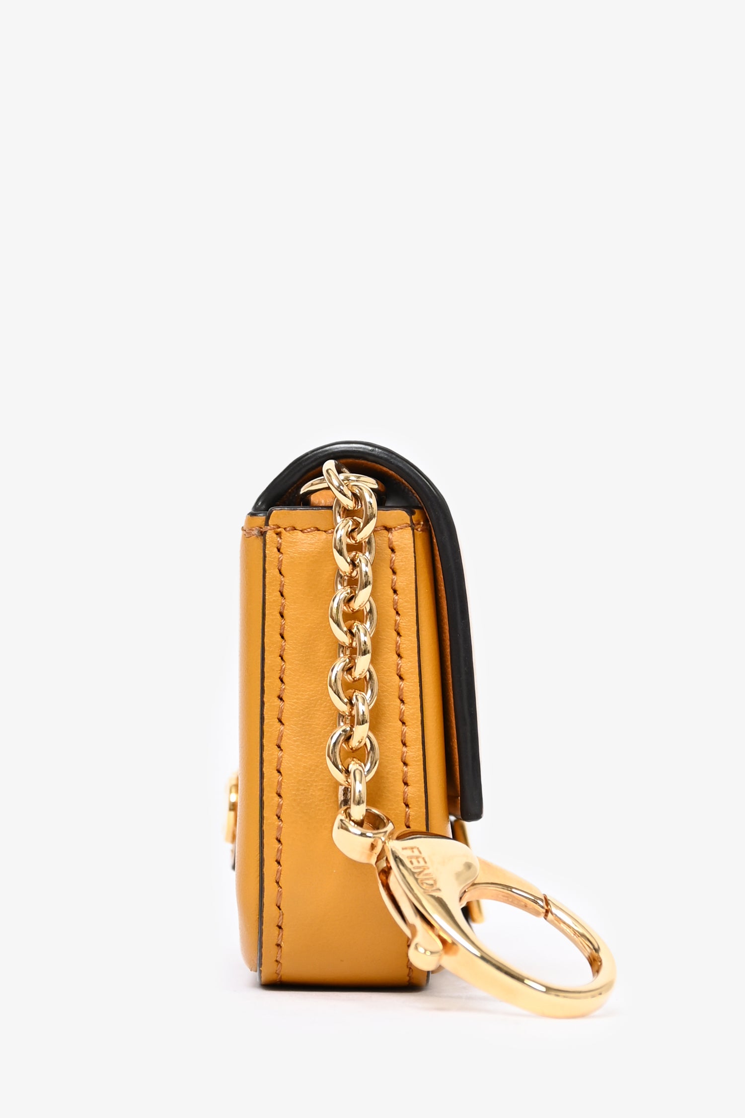 Fendi Mustard Yellow Nano Baguette Chain Bag – Mine & Yours