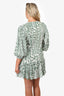 Alexis Green/White Idony Cotton Printed Mini Dress Size L