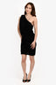 IRO Black Leopard Print Velvet Dress Size 38