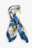 Gucci X Disney Blue/Cream Printed Silk Scarf