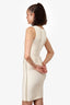 Herve Leger White Bandage Bodycon Midi Dress Size XS
