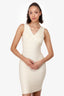 Herve Leger White Bandage Bodycon Midi Dress Size XS