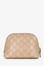Gucci Brown Leather GG Supreme Pouch