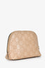 Gucci Brown Leather GG Supreme Pouch