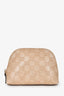 Gucci Brown Leather GG Supreme Pouch