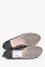 Gucci Navy Canvas GG Supreme Flats Size 36.5