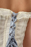 Danielle Guizio White/Blue Corset Size M