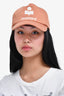 Isabel Marant Burnt Orange Logo Baseball Hat