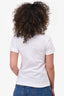 Play Comme des Garcons White Gold Heart T-Shirt Size S