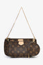Louis Vuitton 2019 Monogram Multi Pouch Pochette with Pink Canvas Strap