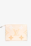 Louis Vuitton Cream Empreinte Leather 'By the Pool' Toiletry Pouch 26