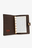 Louis Vuitton Damier Ebene Agenda Case with 'HM' Initials