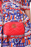 Gucci Red Leather GG Marmont Chevron Small Camera Bag
