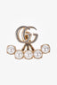 Gucci Gold Toned GG Faux Pearl Earrings