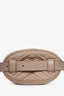Gucci Beige Leather 'GG' Marmont Matelassé Belt Bag (As Is)