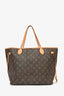Louis Vuitton 2009 Monogram Neverfull MM Tote Bag