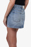 GRLFRND Blue Double Slit Denim Mini Skirt Size 24